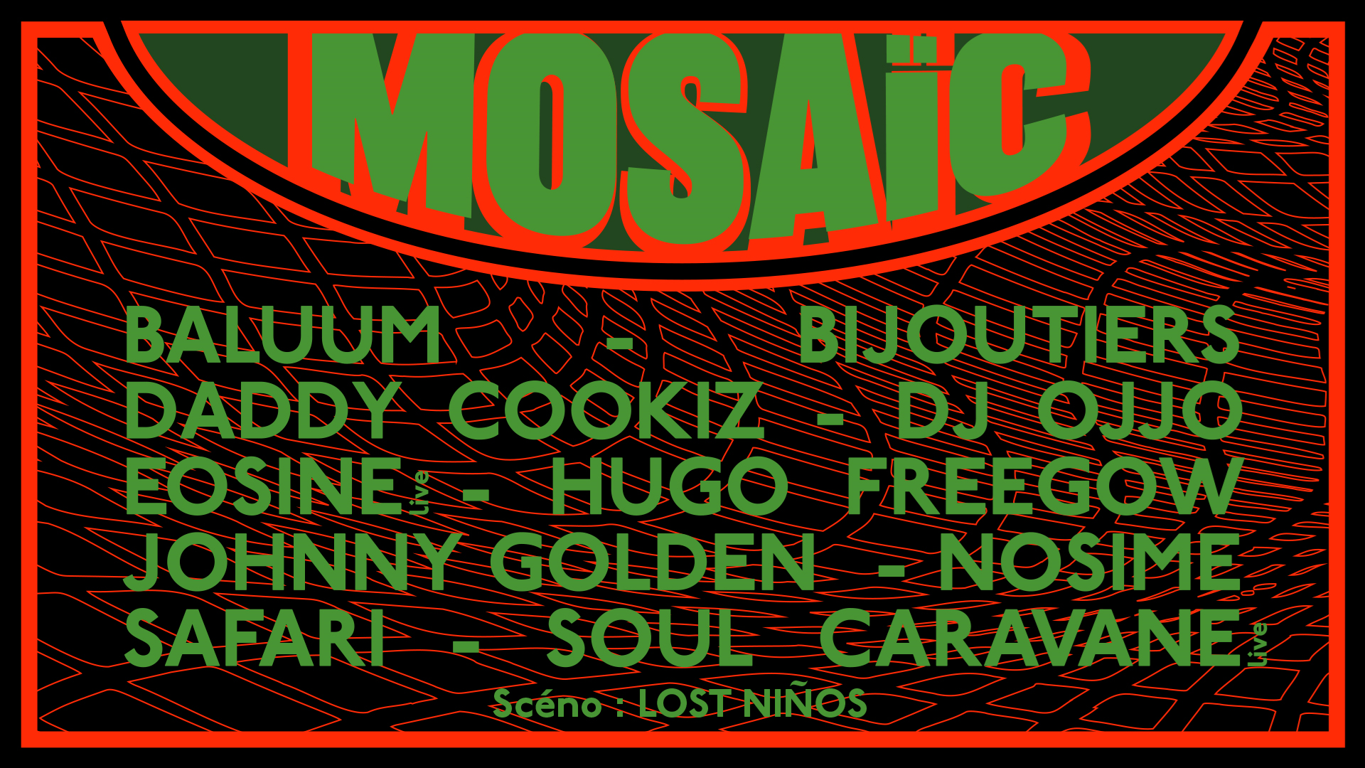 Mosaïc | 10 ans CRC | Live & DJ sets