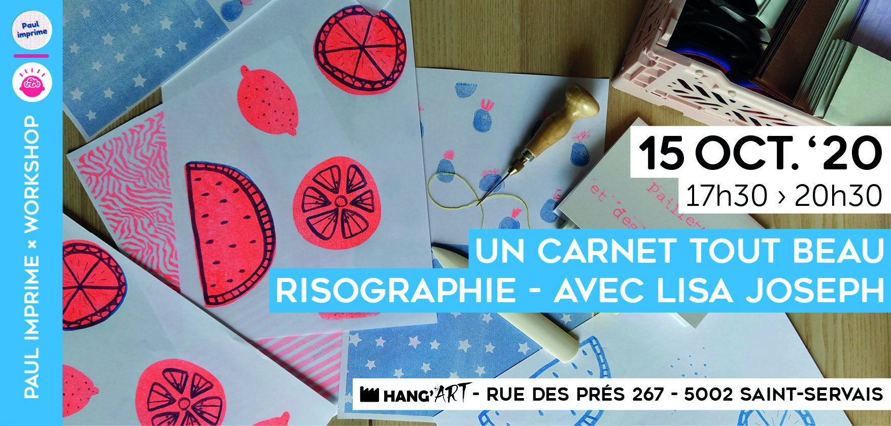 Un carnet tout beau - Risographie avec Lisa Joseph