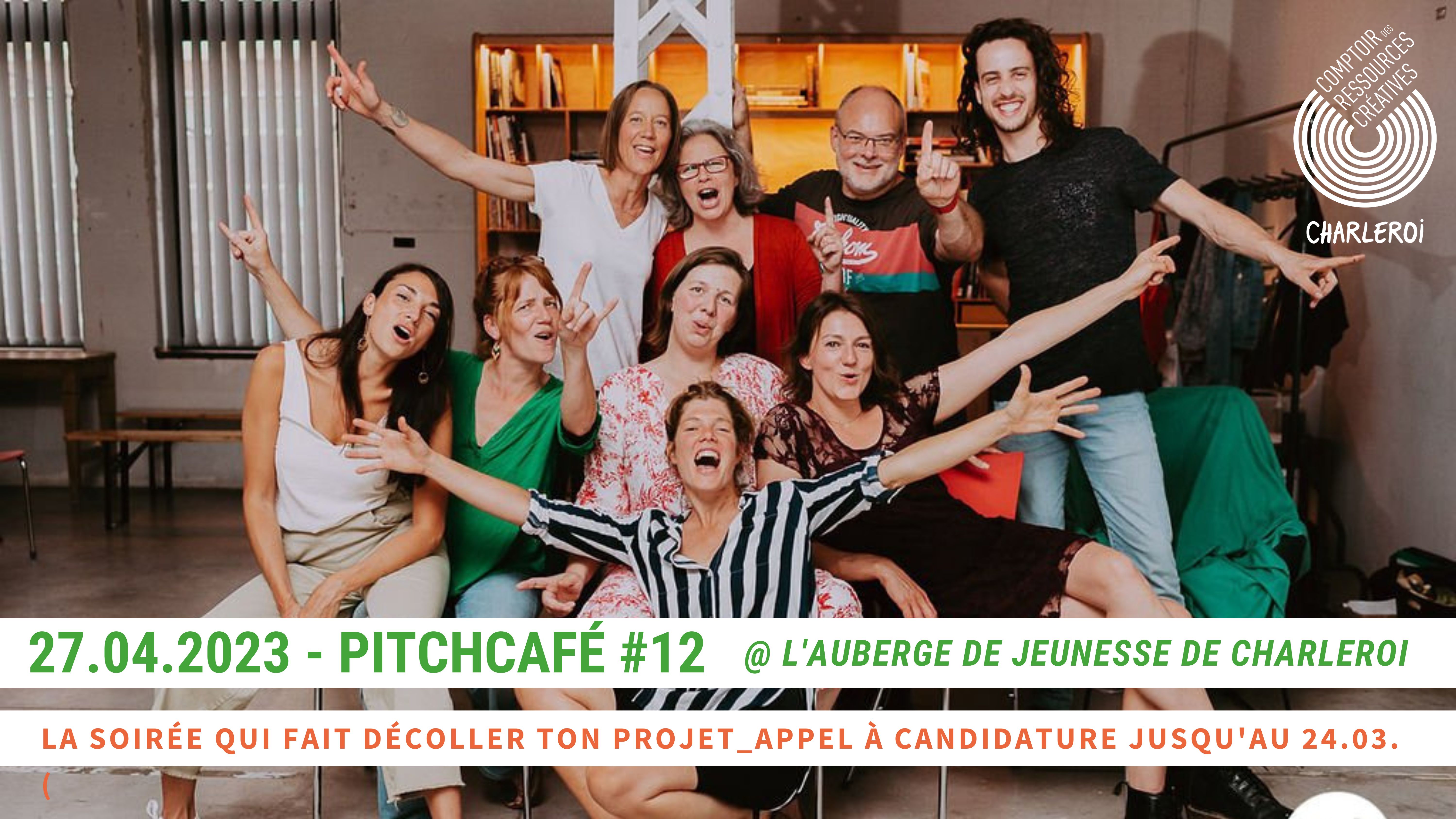 PITCHCAFÉ #12 à l'Auberge de Jeunesse de Charleroi