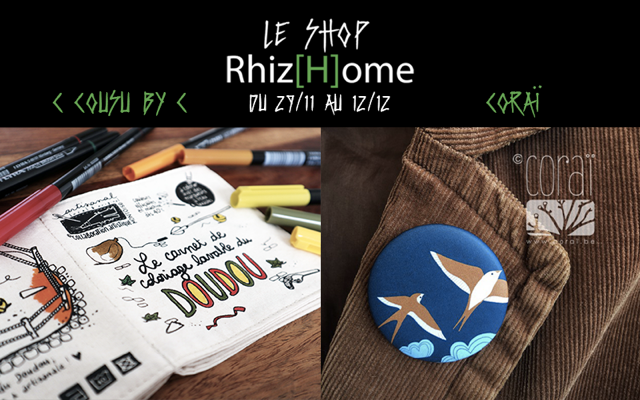 Rhiz(H)ome - Le Shop #2 - C Cousu by C & CORAÏ