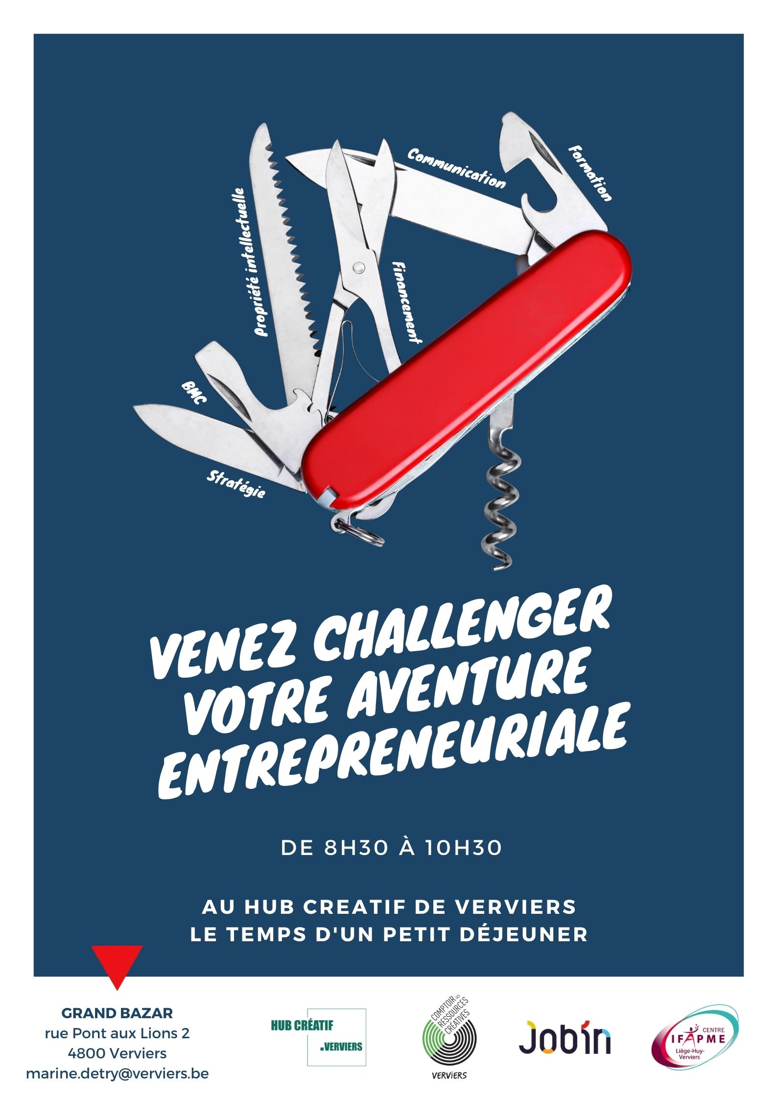 Venez challenger votre aventure entrepreneuriale