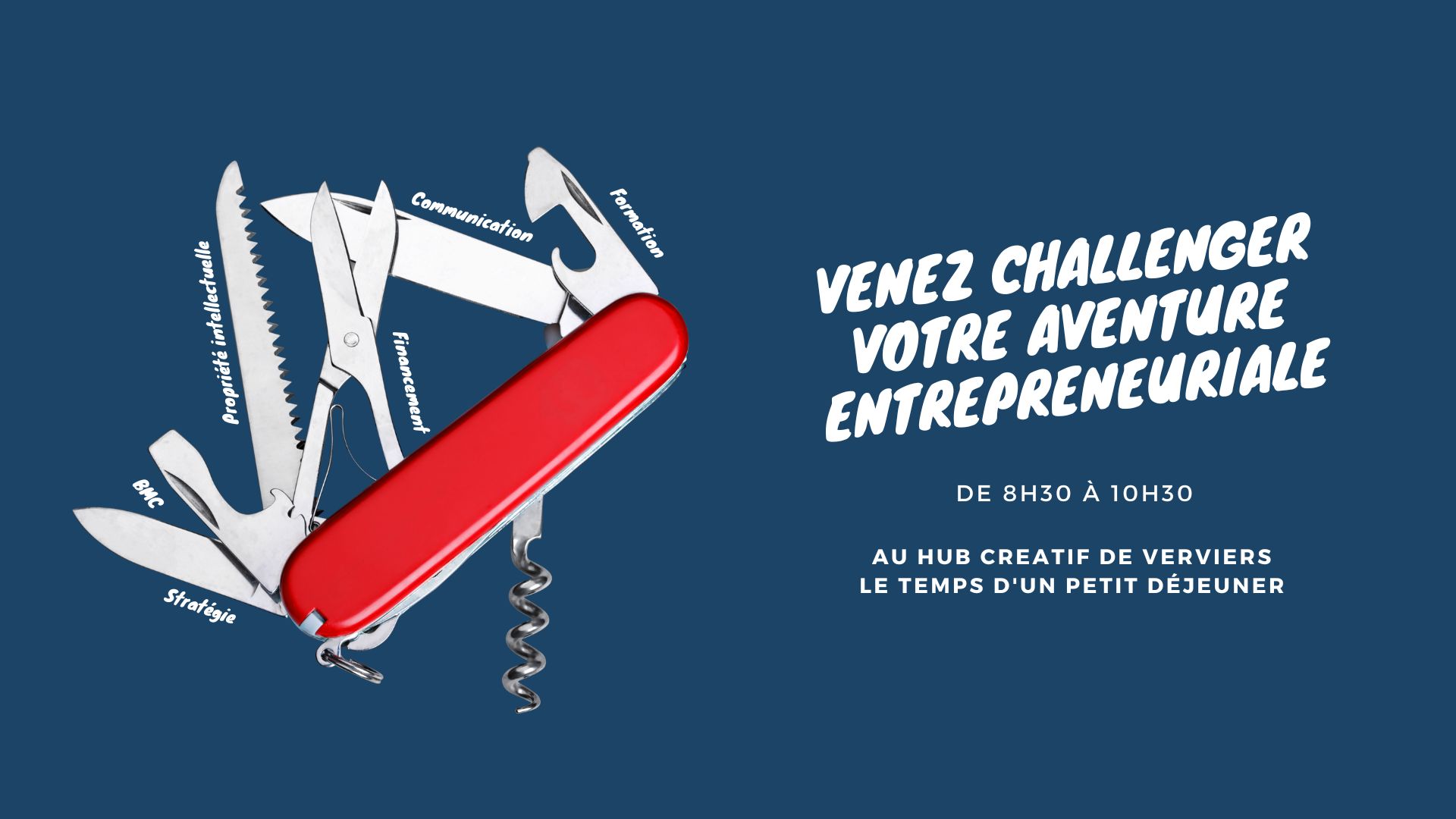 Venez challenger votre aventure entrepreneuriale